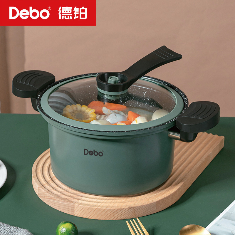 11560059.Debo 德铂苏非考斯二代微压锅22cm 绿色