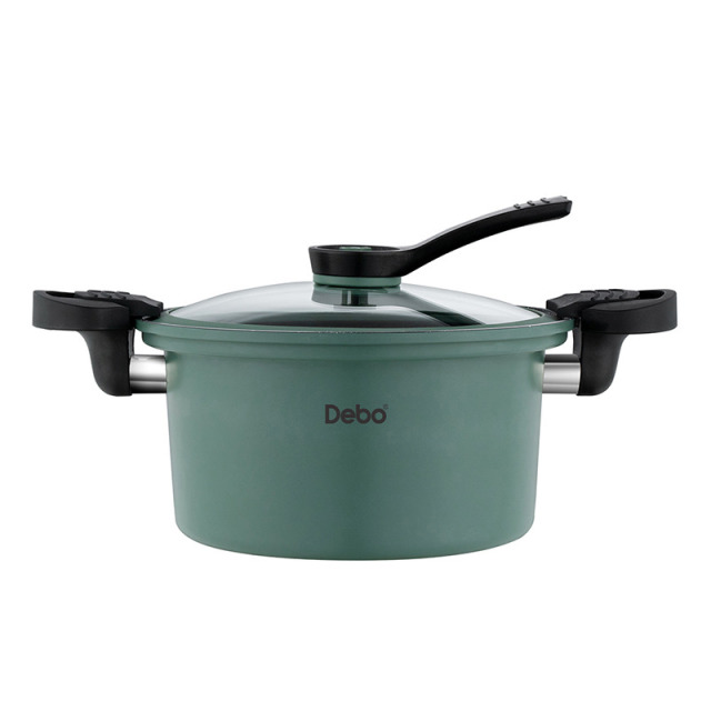 11560059.Debo 德铂苏非考斯二代微压锅22cm 绿色