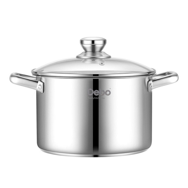 11579348.Debo德铂汤锅304不锈钢锅具煲汤锅燃气电磁炉通用鲁尼22cm