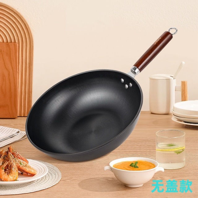 12384231.【优选】Debo德铂劳里森炒锅 32cm(禁用电磁炉)