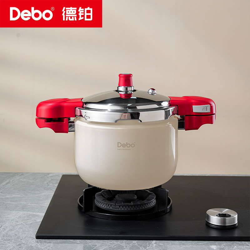12430311.【优选】Debo 德铂汤普森高压锅304不锈钢压力锅20cm