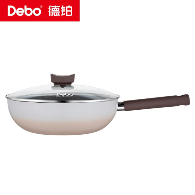 12432583.【优选】Debo德铂卡布奇诺炒锅30cm(禁止使用电磁炉)