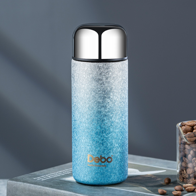 12432350.【优选】Debo 德铂凯诺304不锈钢保温杯车载杯水杯200ml