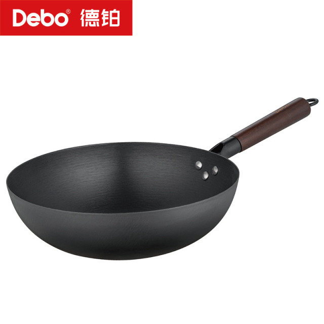 12432445.【优选】Debo德铂哈蒙德炒锅家用炒菜锅32cm(单炒锅无电磁炉)