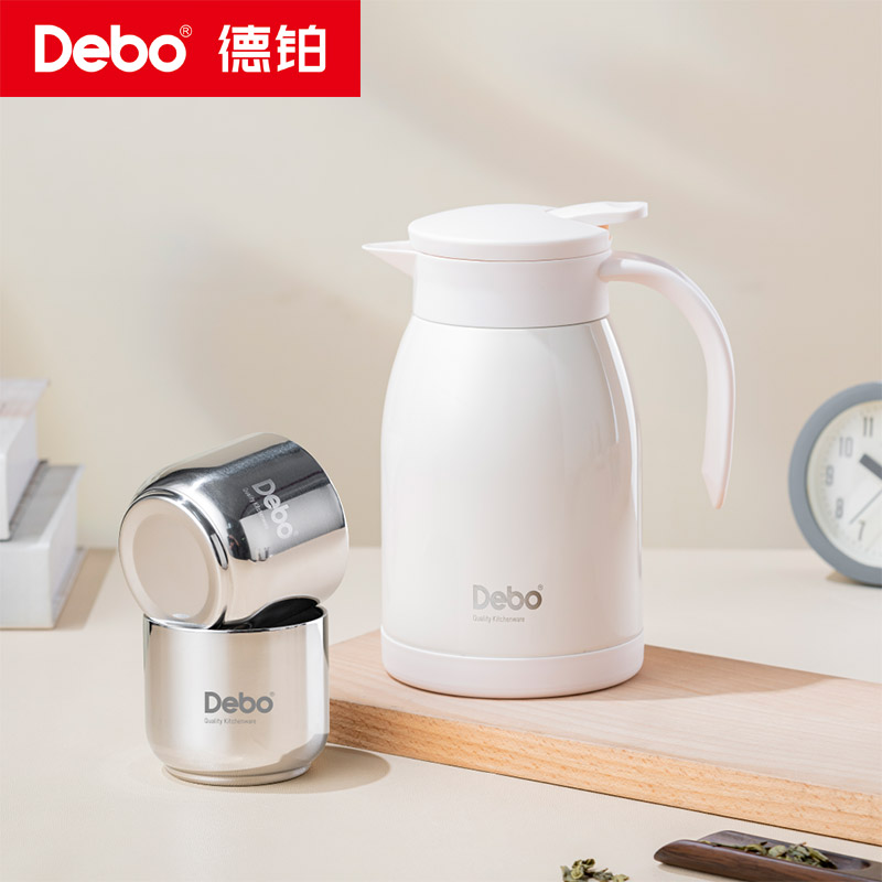 12434699.【优选】Debo德铂艾特妮304不锈钢保温壶套装家用户外热水瓶
