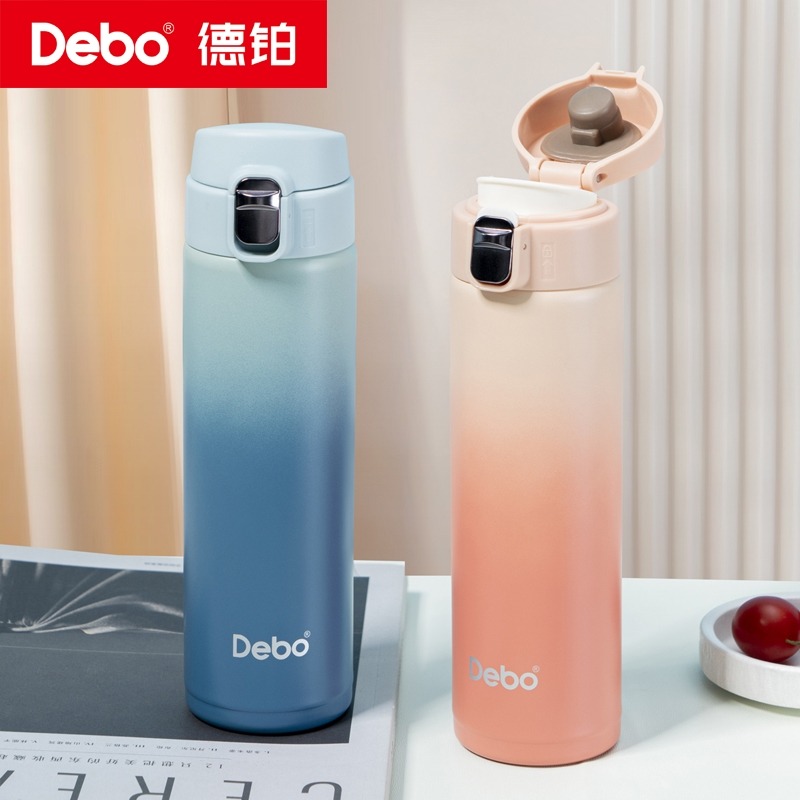 12450390.【优选】Debo 德铂玛莎保温杯304不锈钢内胆双层茶杯商务时尚车载泡茶学生杯子 500ml