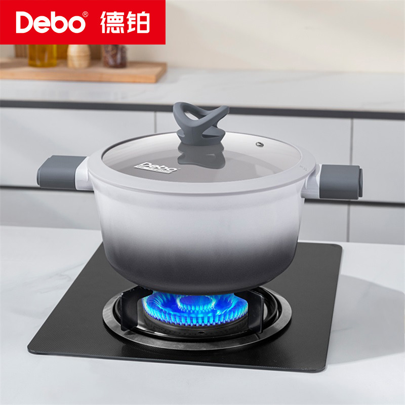 12563574.【新品发售】Debo德铂霍姆内钛外陶铝合金汤锅24cm