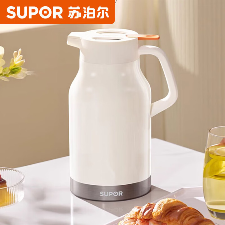 12586652.苏泊尔(SUPOR)超强保温壶2L大容量 家用暖瓶 316L不锈钢热水瓶