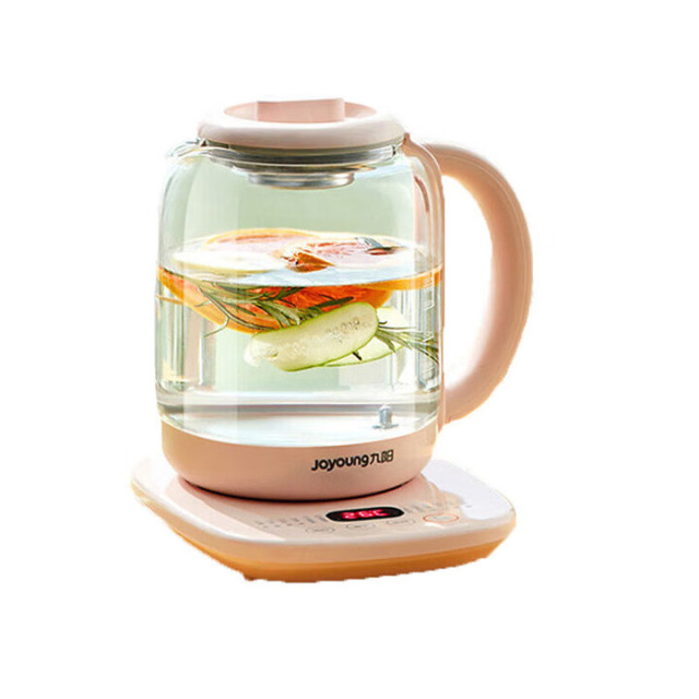12713192.【优选】九阳(Joyoung)养生壶 1.5L容量多功能菜单煮茶器煮茶壶烧水壶 预约定时玻璃花茶壶煎药壶电热水壶