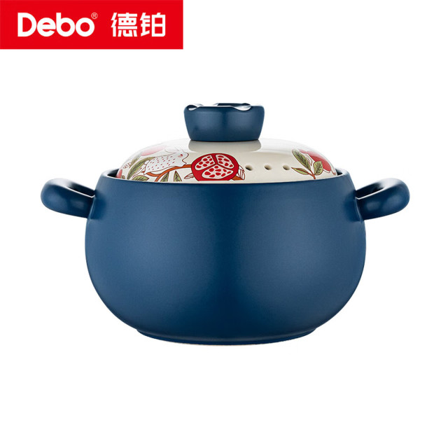 13021032.Debo德铂菲力克斯陶瓷砂锅4L