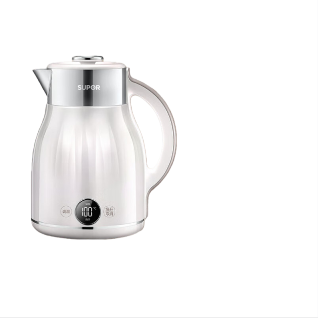 13134958.【优选新品】苏泊尔（SUPOR） 电水壶2.5L不锈钢有钛热水壶保温电热水壶 全钢无缝
