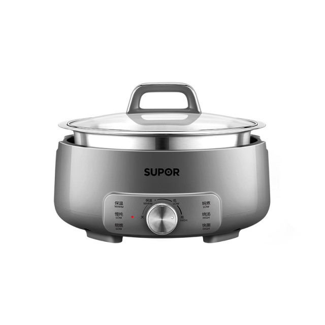 13189401.【优选新品】苏泊尔(SUPOR)0涂层速沸电火锅4L