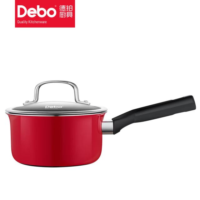 13679893.Debo德铂喜马拉雅陶钢一体奶锅宝宝辅食锅汤锅18cm