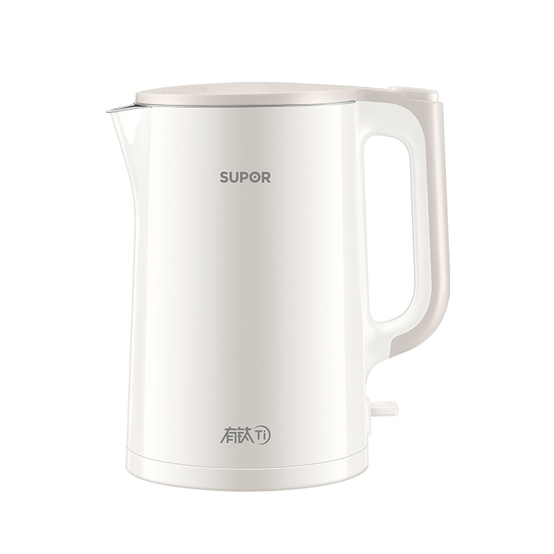 13697720.【优选新品】苏泊尔(SUPOR)电热水壶烧水壶热水壶2L大容量有钛无缝内胆双层防烫开水壶