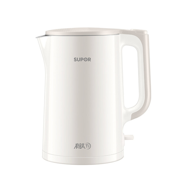 13697720.【优选新品】苏泊尔(SUPOR)电热水壶烧水壶热水壶2L大容量有钛无缝内胆双层防烫开水壶