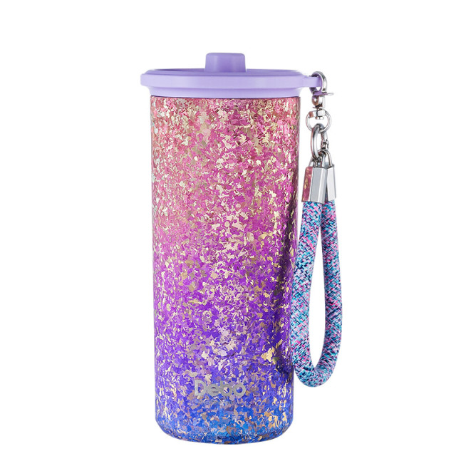 13733236.【优选新品】Debo德铂纯钛保温杯0涂层抑菌防腐吸管杯内外纯钛长效保温便携随行 【内外纯钛+礼盒装】520ml