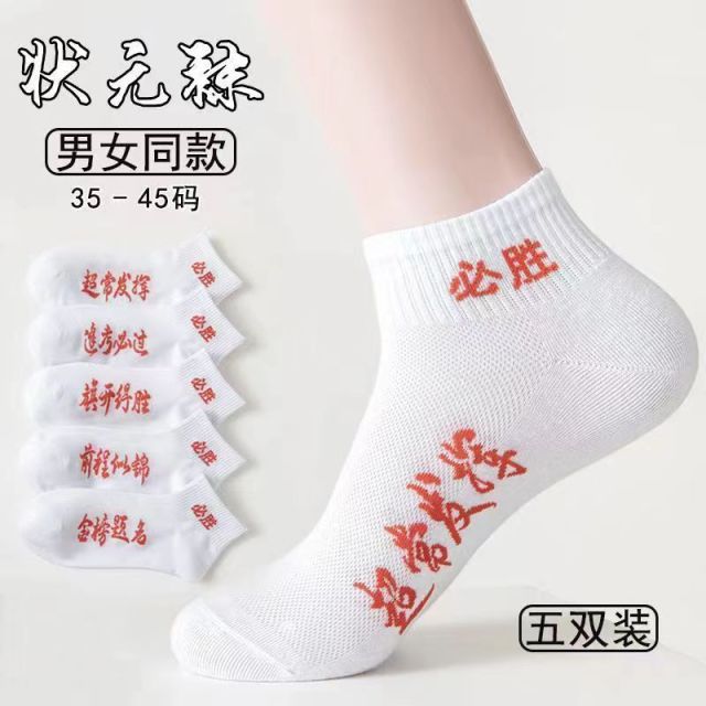 11645306.诗瑞妃（5双）女士条纹袜子棉袜百搭秋冬中筒ins女袜透气防臭双针吸汗棉袜防寒