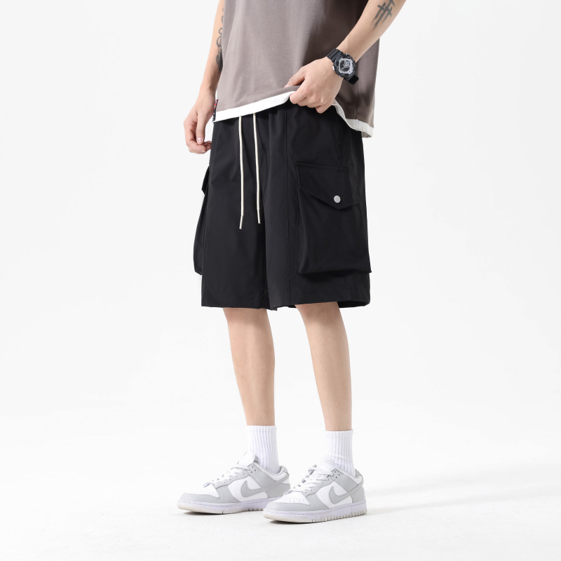 10617288.龙中龙 工装短裤男夏季大口袋休闲跑步运动马裤篮球五分裤
