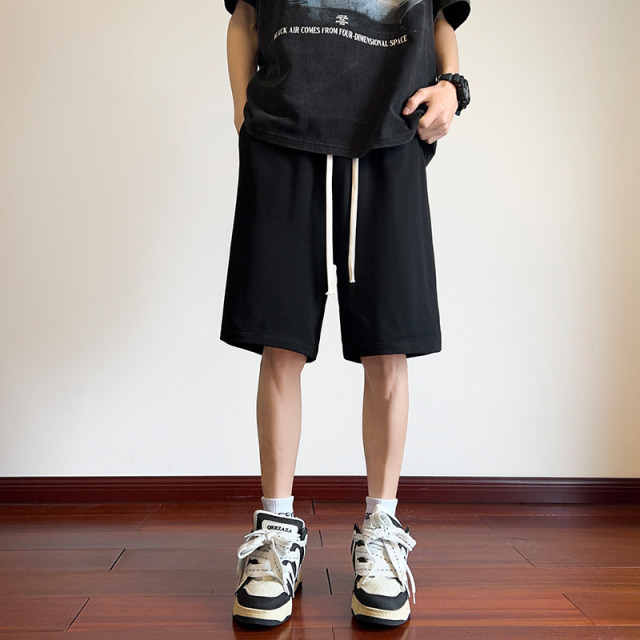 10776656.斯舒郎 美式复古短裤夏季男士休闲百搭运动五分裤男新款直筒宽松