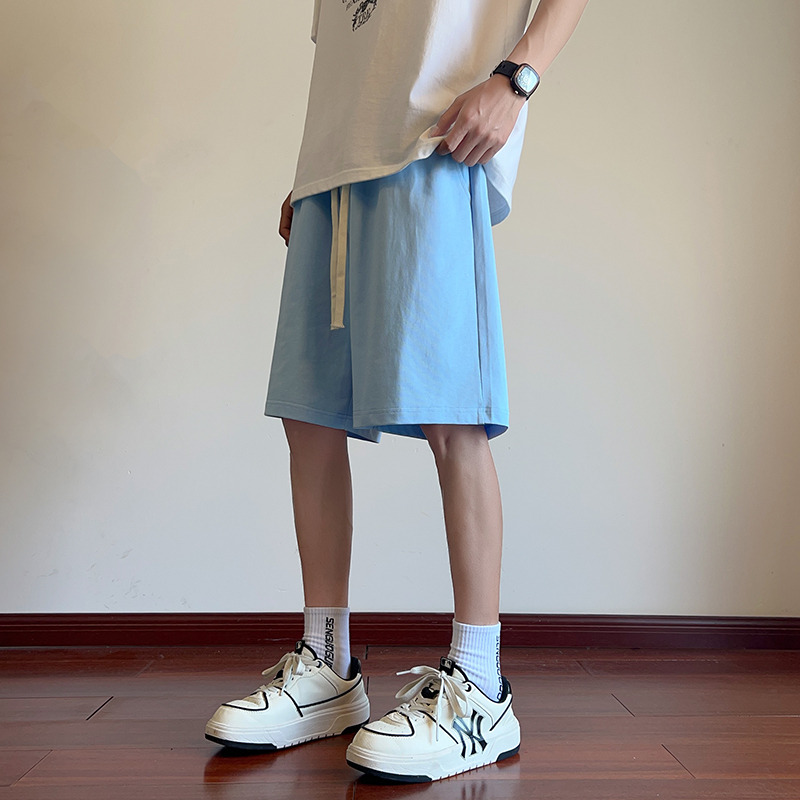 10776656.斯舒郎 美式复古短裤夏季男士休闲百搭运动五分裤男新款直筒宽松