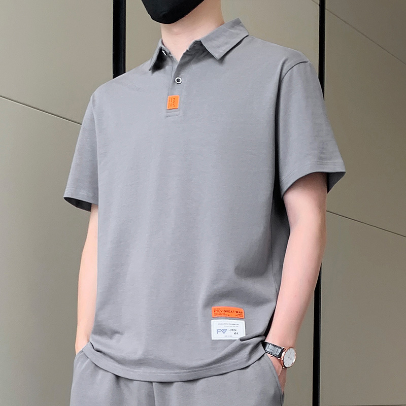 10783810.龙中龙 短袖t恤男士新款夏季百搭polo上衣男装潮流休闲宽松体恤