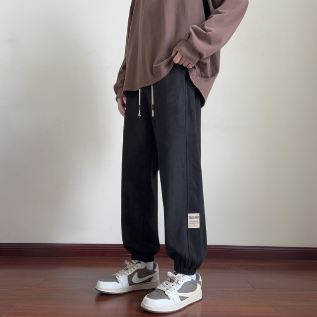 11773196.龙中龙 休闲裤男士夏季宽松束脚九分运动裤子男