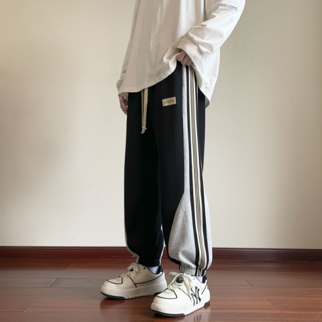 11773221.龙中龙 九分裤男夏季宽松运动束脚休闲裤子