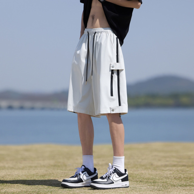 11774329.龙中龙 短裤男士新款夏季薄款潮牌宽松运动休闲工装五分裤子