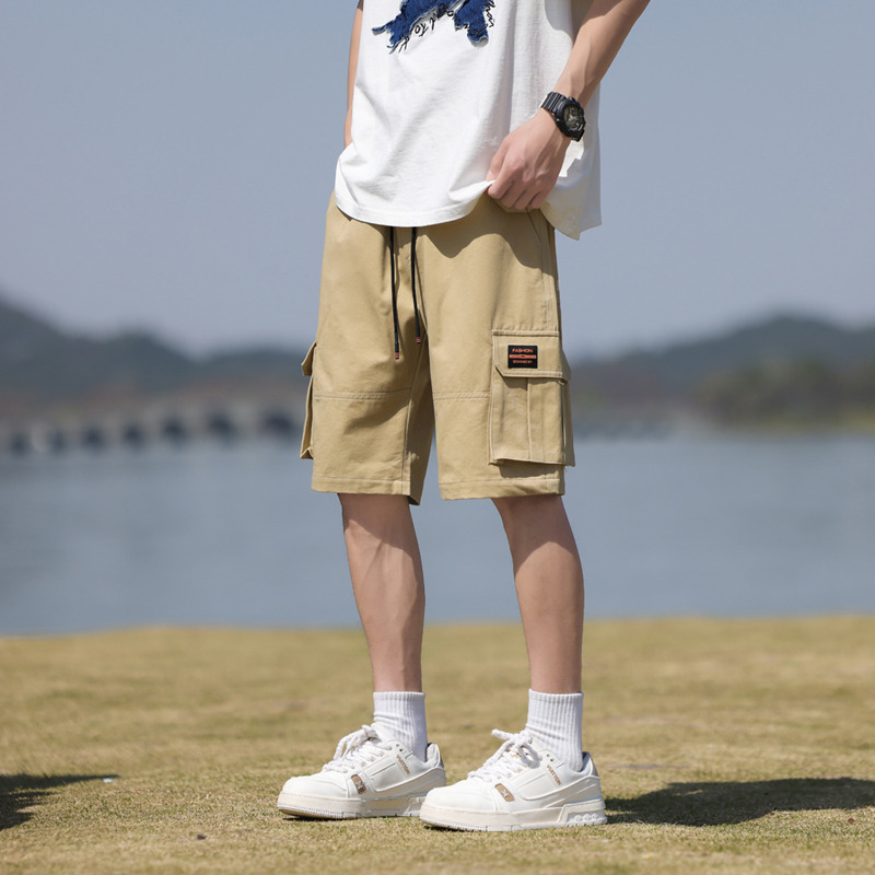 11774495.龙中龙 美式工装短裤男士新款夏季宽松休闲五分裤子