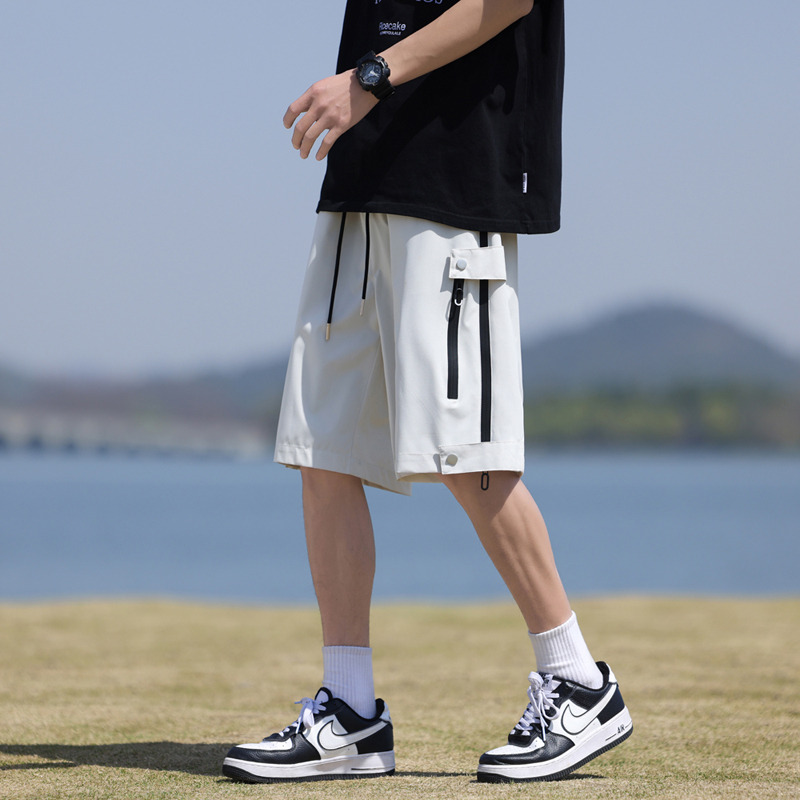 11774329.龙中龙 短裤男士新款夏季薄款潮牌宽松运动休闲工装五分裤子