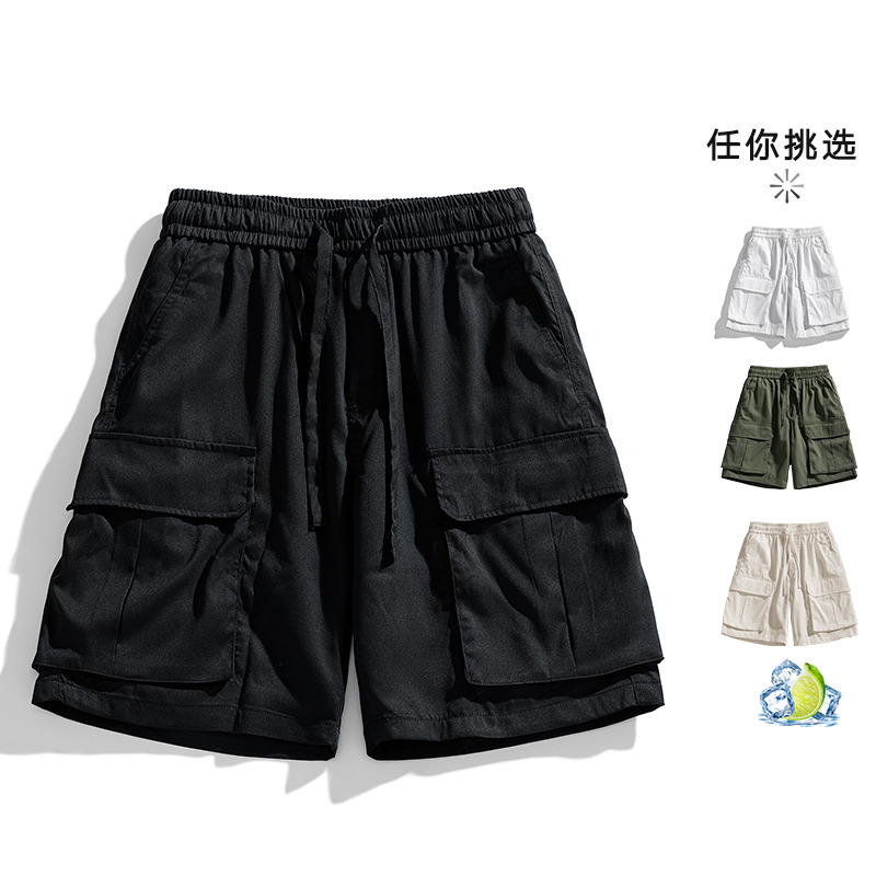 11781045.龙中龙 工装短裤男夏季新款宽松百搭潮牌五分裤休闲裤