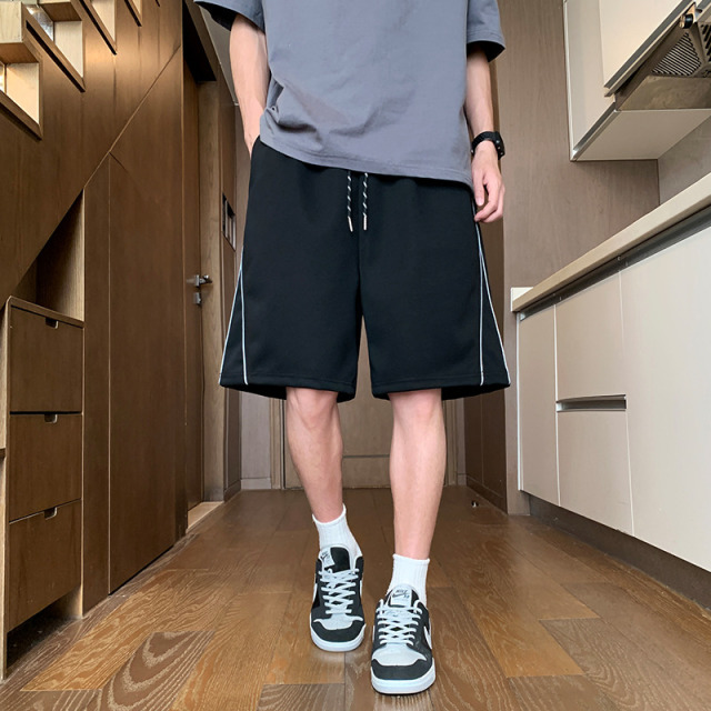 12268042.龙中龙 短裤男士夏季新款潮流宽松五分中裤潮牌休闲美式运动裤子