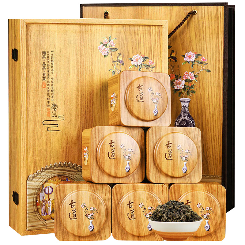 12627789.润虎 古道系列 浓香铁观音(乌龙茶)礼盒 504克/套年货节送礼送长辈高端品质之选