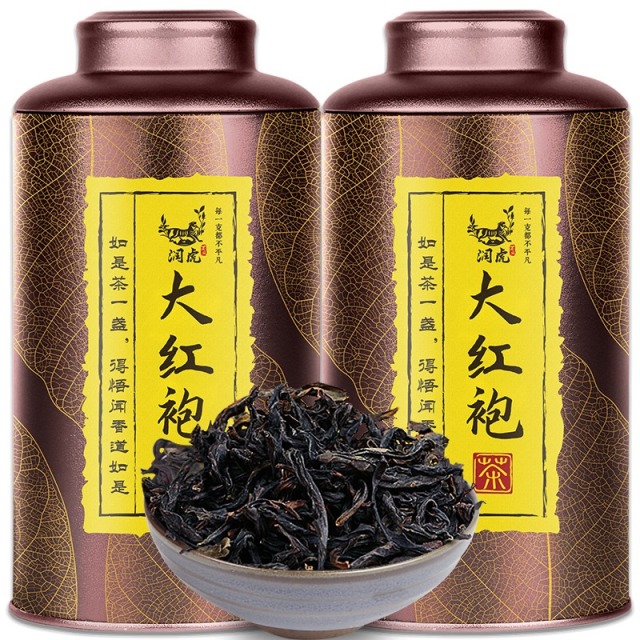 12627706.润虎  如是聚茶 大红袍(乌龙茶)320克（160克*2）/套