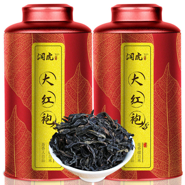 12627707.润虎 煮茶论道 大红袍乌龙茶300克(150克×2)/套