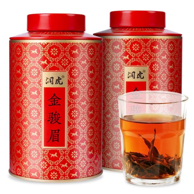 13147500.润虎茶叶 武夷山金骏眉正品红茶特级养胃自己喝罐装散装250g