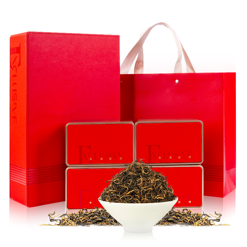 12627783.润虎 金骏眉红茶茶叶礼盒装400g武夷红茶年货节企业福利送礼长辈朋友伴手礼