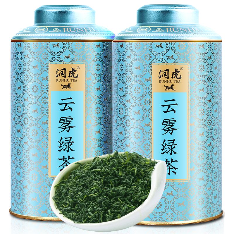 13149624.润虎茶叶福建高山云雾绿茶2025新茶500g春茶嫩芽罐装自己喝