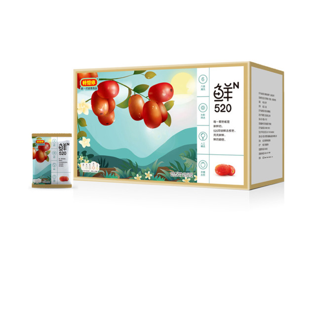 12675895.好想你二级锁鲜去核枣520g*1盒