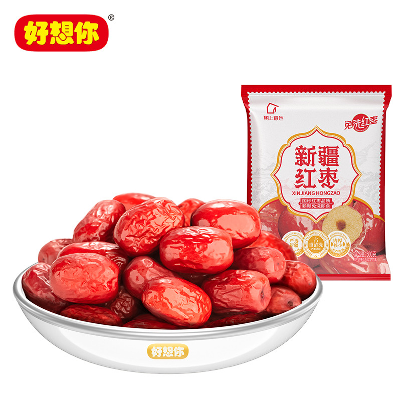 12675911.【新老包装随机发货】好想你胡杨枣500g*2袋