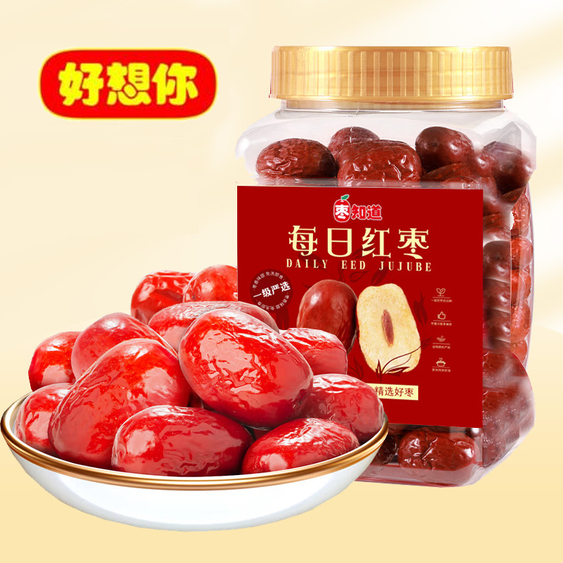 12804185.好想你-450一级每日红枣灌装*2罐