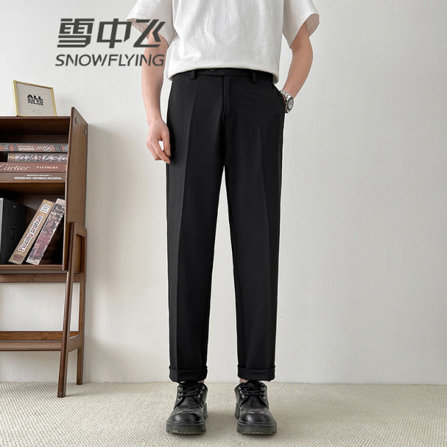 13138668.雪中飞男式休闲裤春季百搭长裤