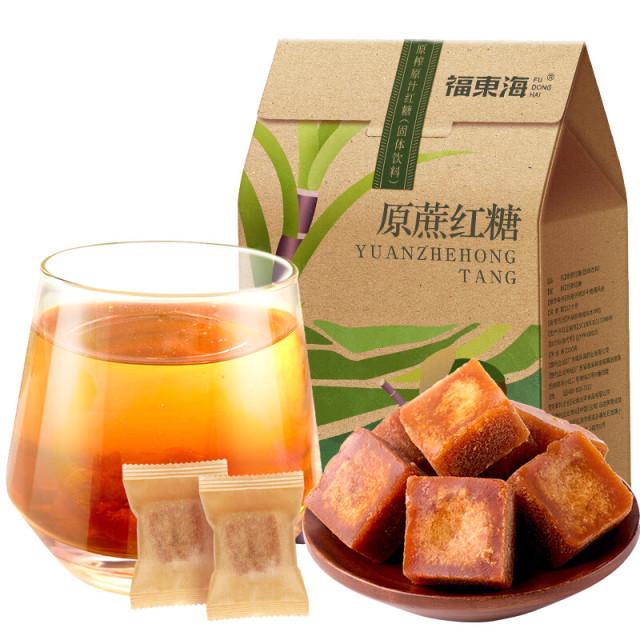 11406528.【买一送一两件装】【福东海】原蔗红糖250克/盒