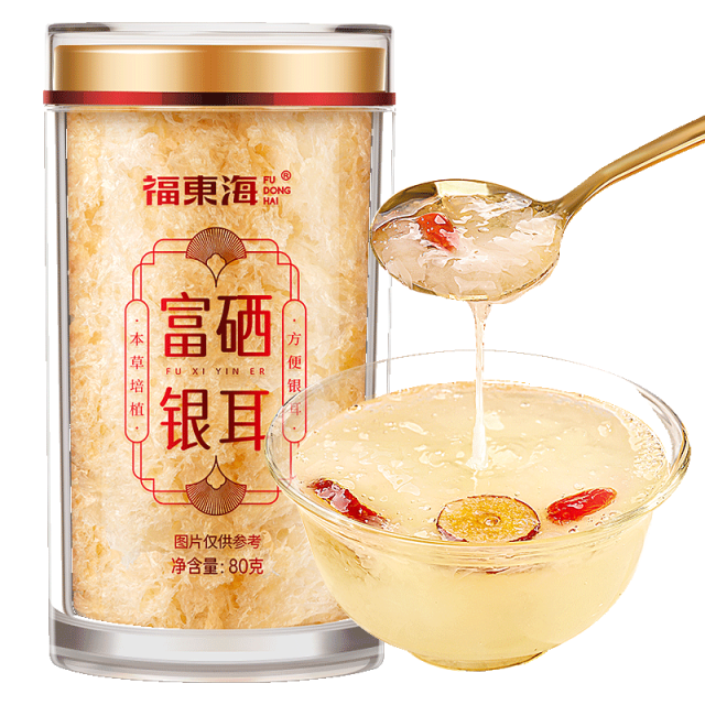 11410354.【福东海】富硒银耳80克/瓶