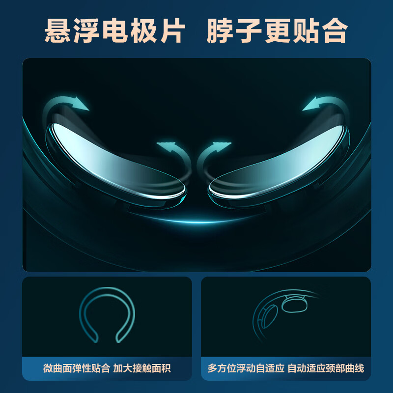 12205494.飞利浦颈椎按摩器颈部按摩仪肩部按摩器肩颈脖子按摩仪脉冲热敷按摩枕升级遥控送父母送长辈 【热敷双频脉冲】3303N