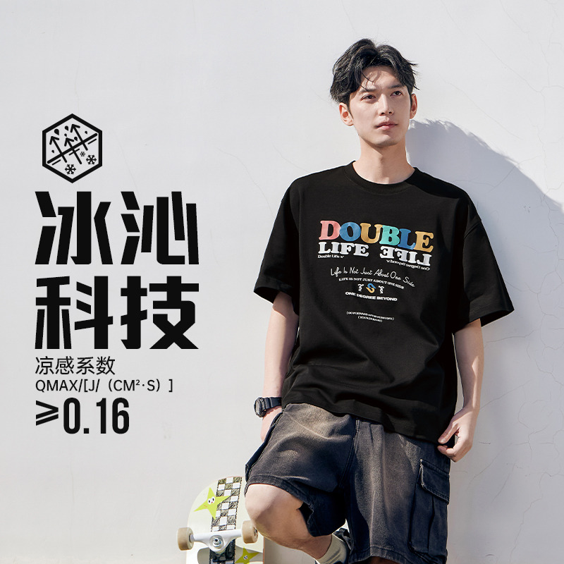 12431134.361°透气男装圆领短袖休闲运动T恤652519103
