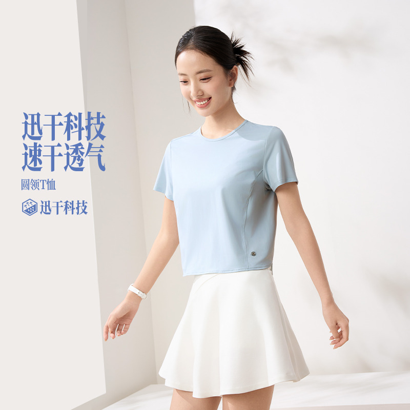 13259765.361°清爽透气女装运动短T休闲圆领短袖662624104