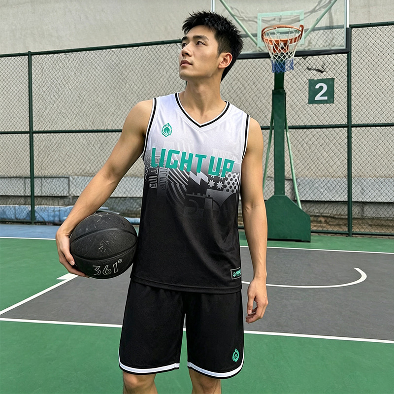 13638025.361°运动套装男装夏季新款篮球套装宽松舒适运动服552421904