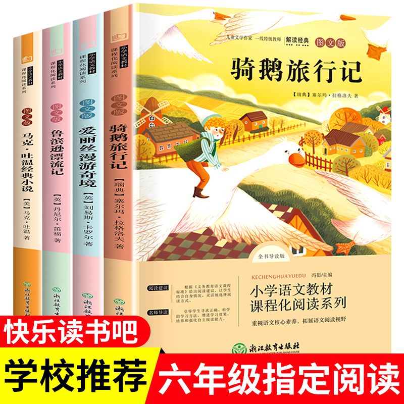11971863.快乐读书吧六年级下册小学生阅读课外爱丽丝漫游奇境骑鹅历险记