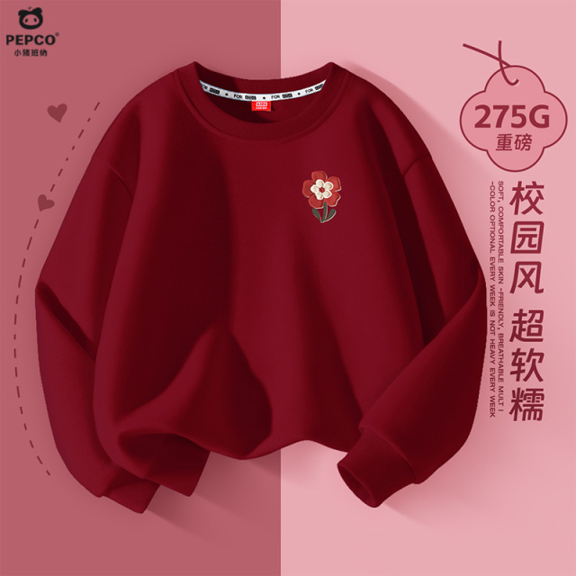 13335189.儿童卫衣中大童秋季新款宽松女童卫衣